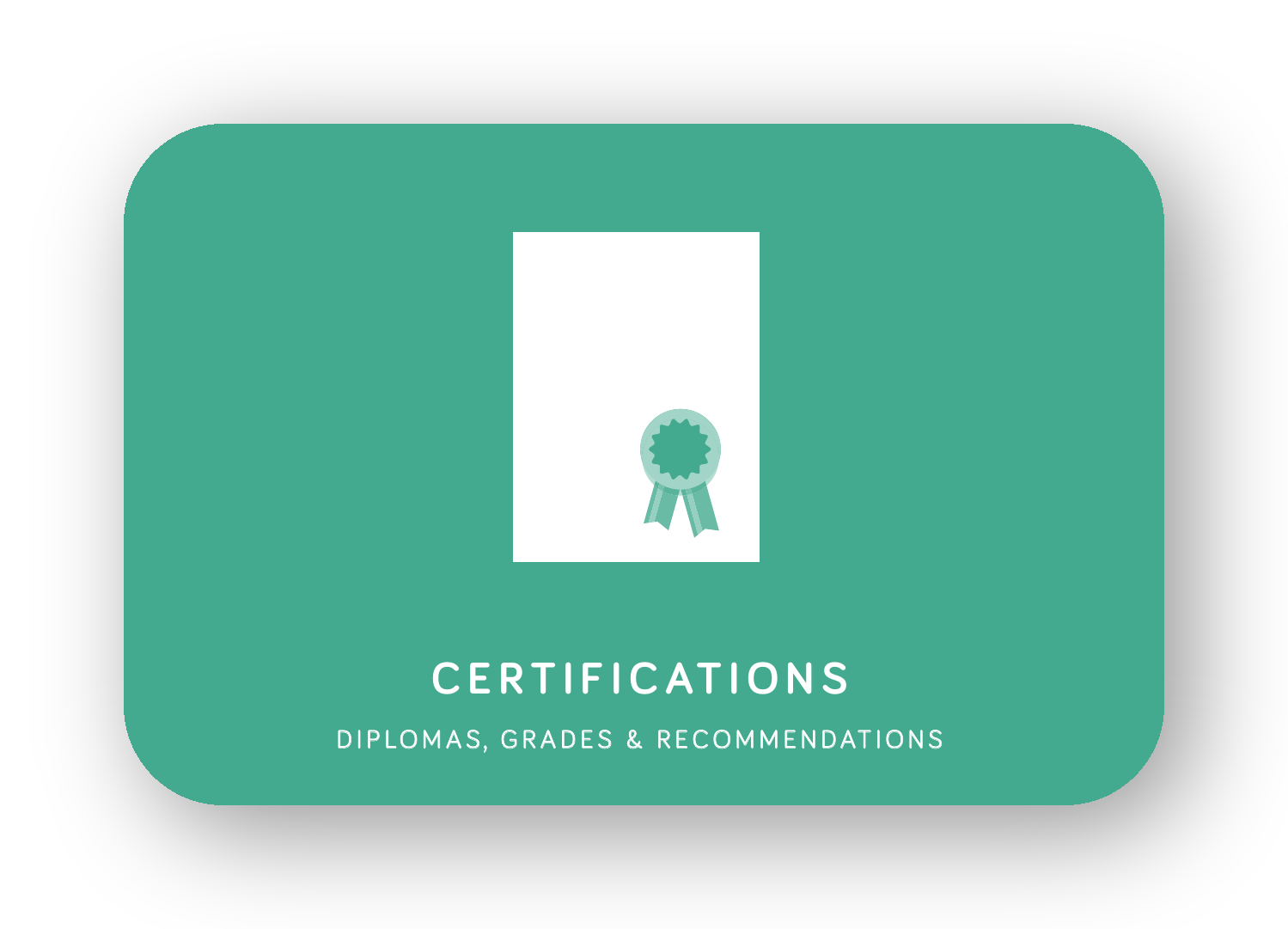 Certifications card