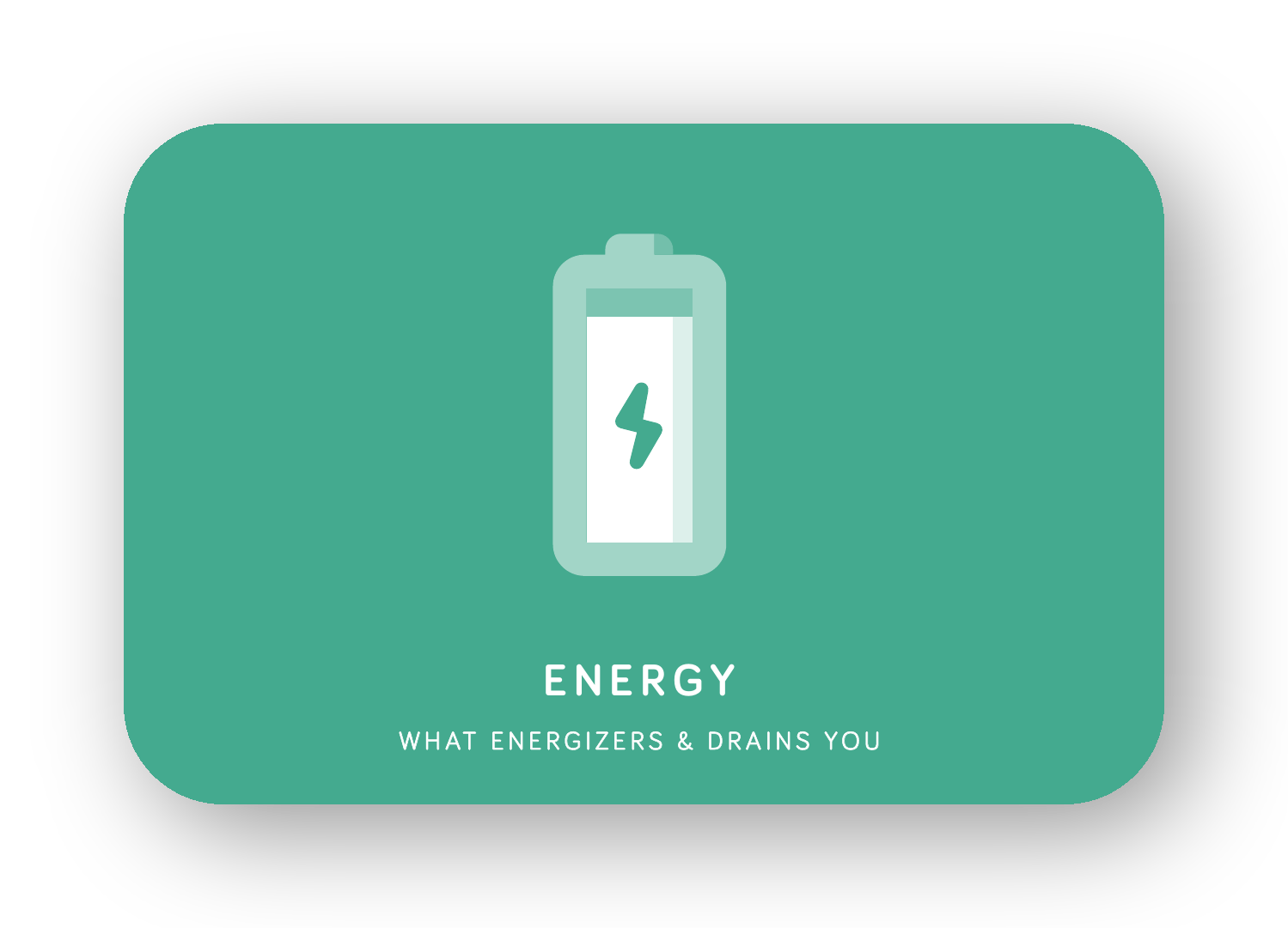 Energy card