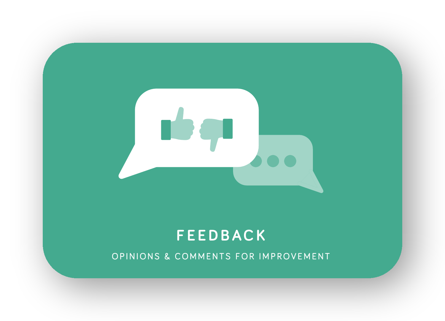 Feedback card