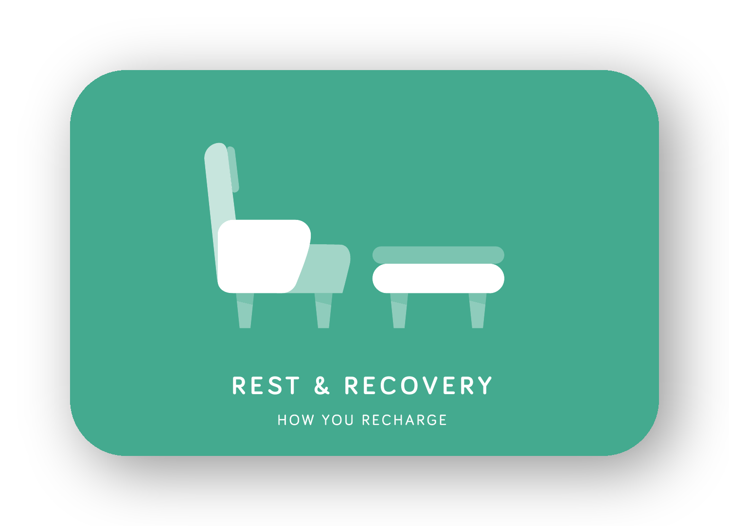 Rest & Recovery card
