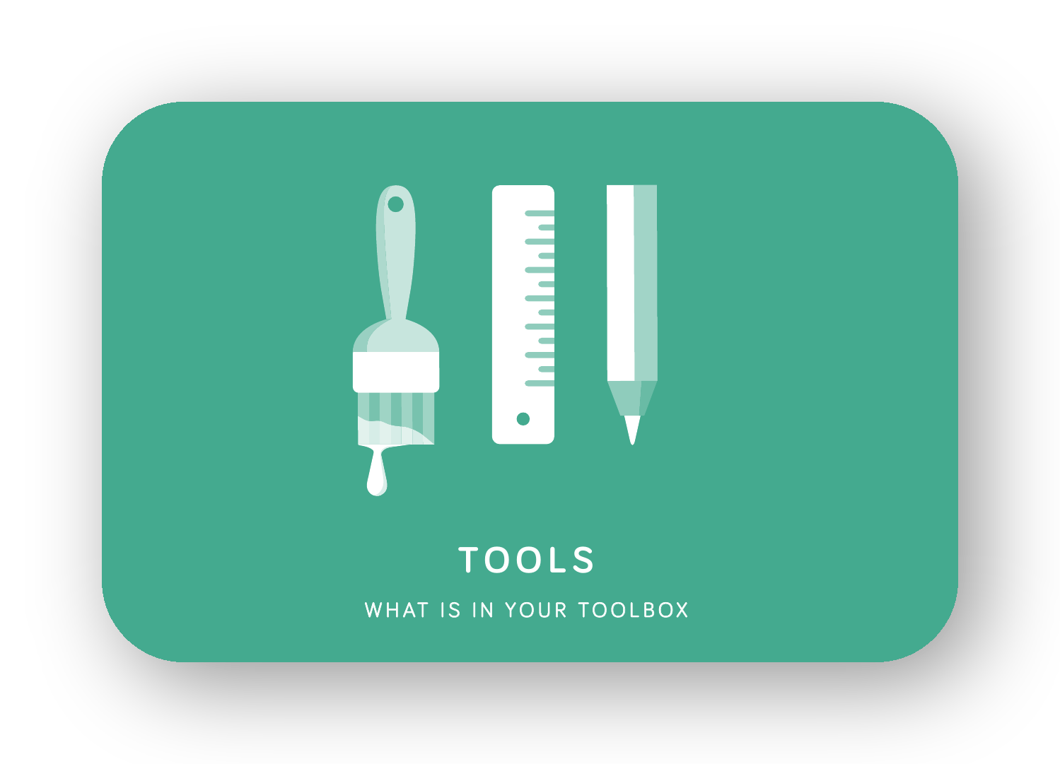 Tools card