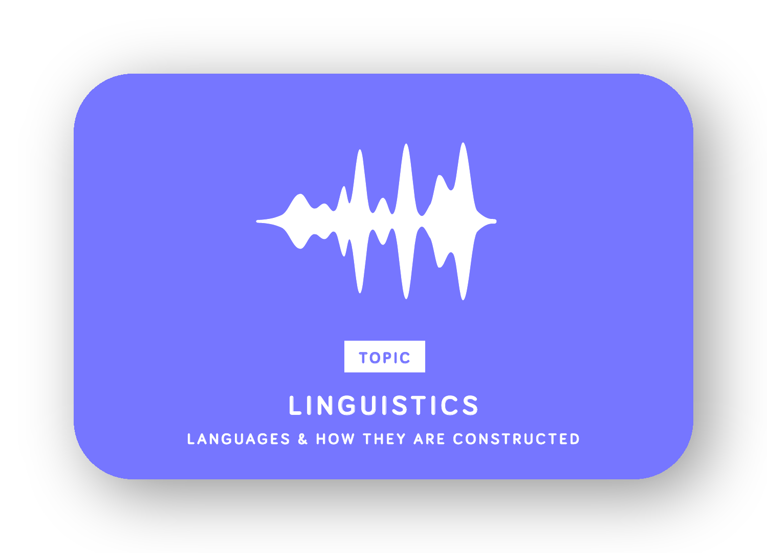 Linguistics card