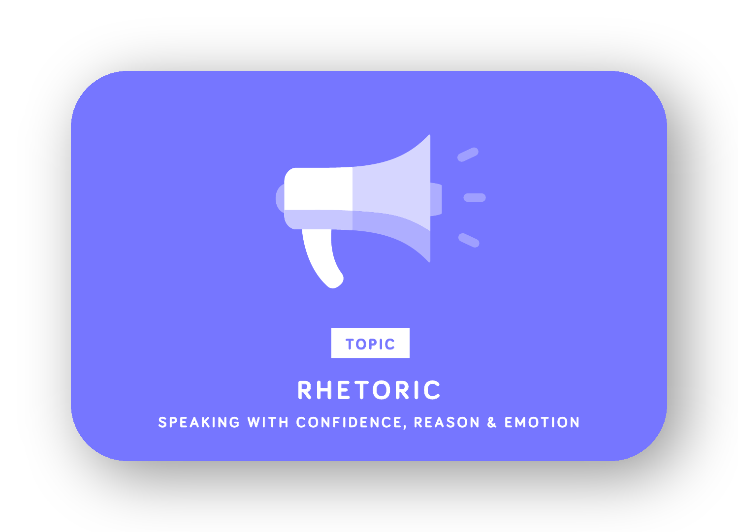 Rhetoric card